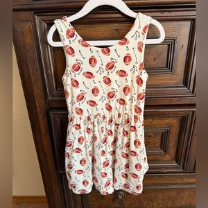 SweetHoney Football Print Romper
